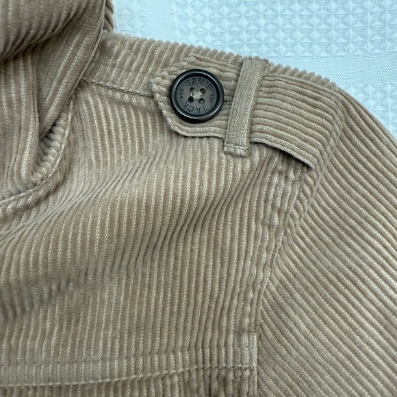 Janie and Jack Beige corduroy jacket with hoodie - Picture 7 of 10